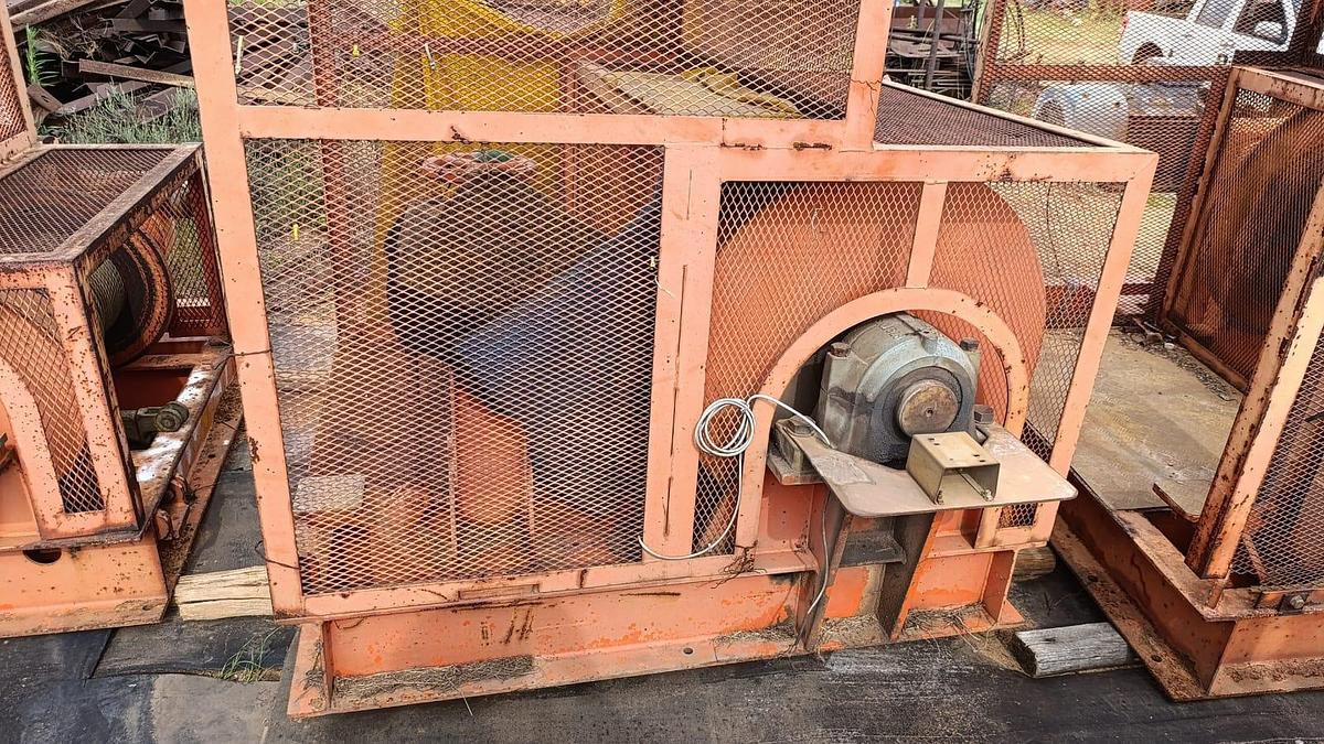 Used 22KW SINGLE DRUM WINCH WITH MOTORIZED GEARBOX(USED)