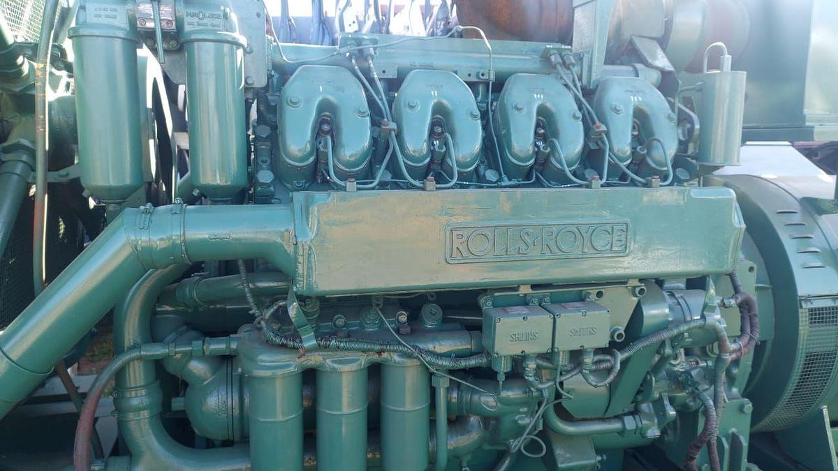 Used 1500 KVA ROLLS ROYCE 525V GENERATOR - OPERATIONAL CONDITION