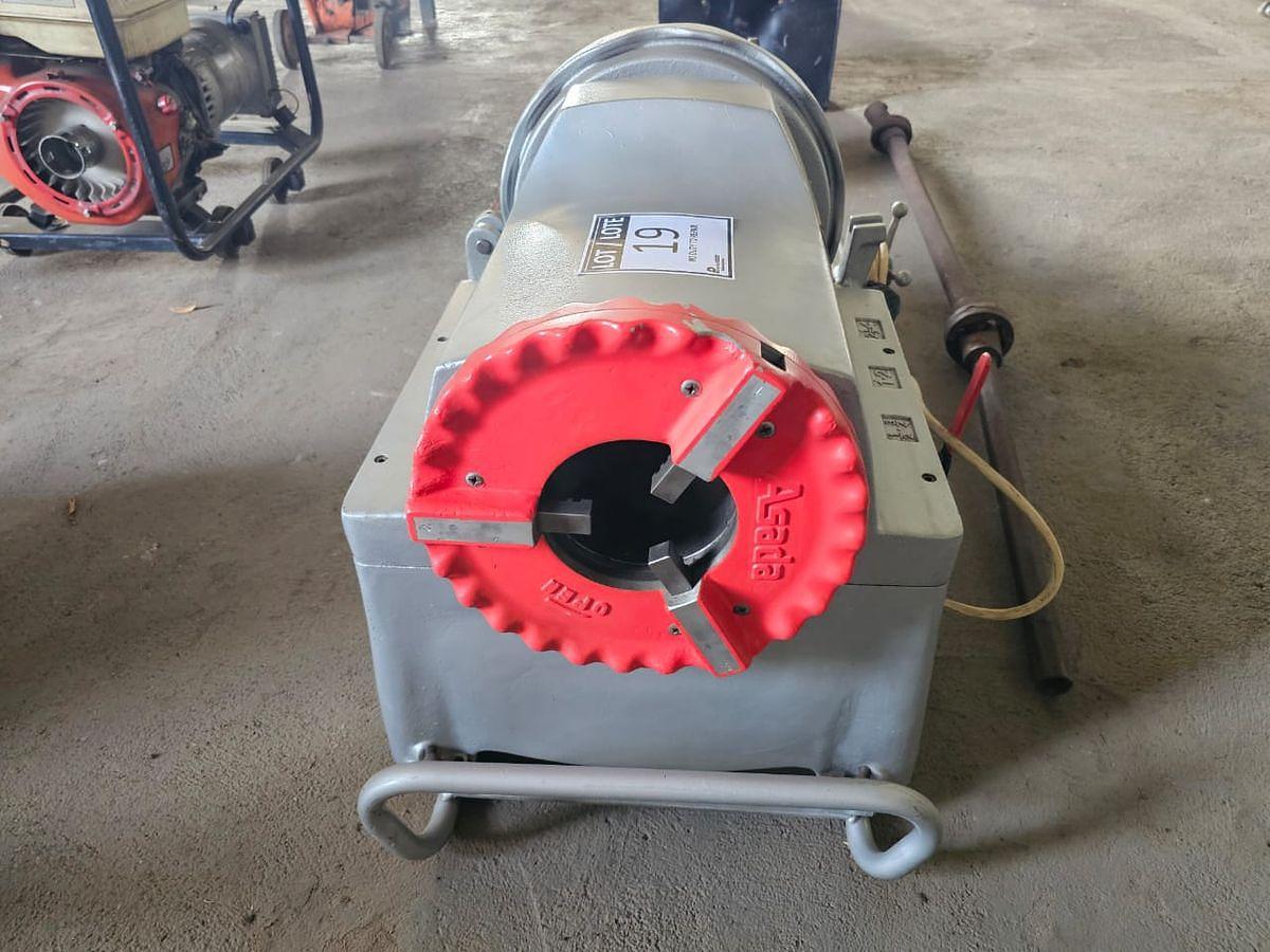 Used ASADA PISET 4S-B THREADING MACHINE WITH ATTACHMENTS