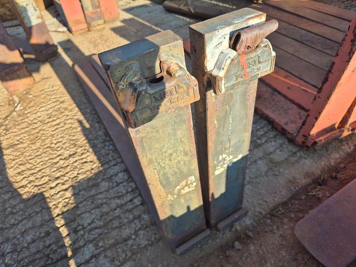 Used FORK LIFT FORKS (1.2m x 100mm x 500mm)