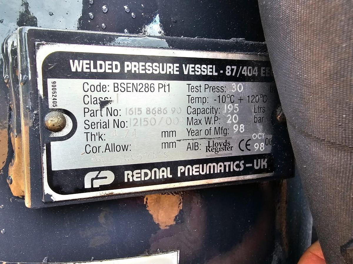 Used ATLAS COPCO XAS 495 MOBILE COMPRESSOR WITH MERCEDES BENZ ENGINE - OPERATIONAL