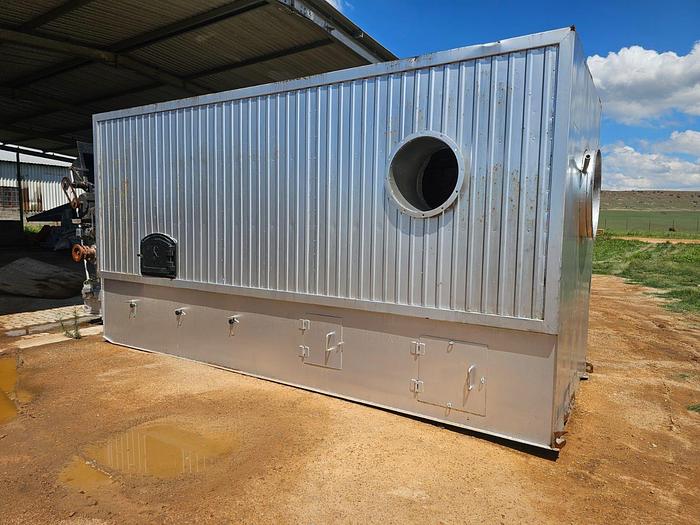 Used COMPLETE (BRAND NEW) 2024 VIBRATING FLUID BED DRYER UNIT, WITH FANS, OVEN, VIBRATORS, DUCTING, CYCLONES, CONTROL PANELS, SCREW FEEDERS, GEARBOXES & MOTORS