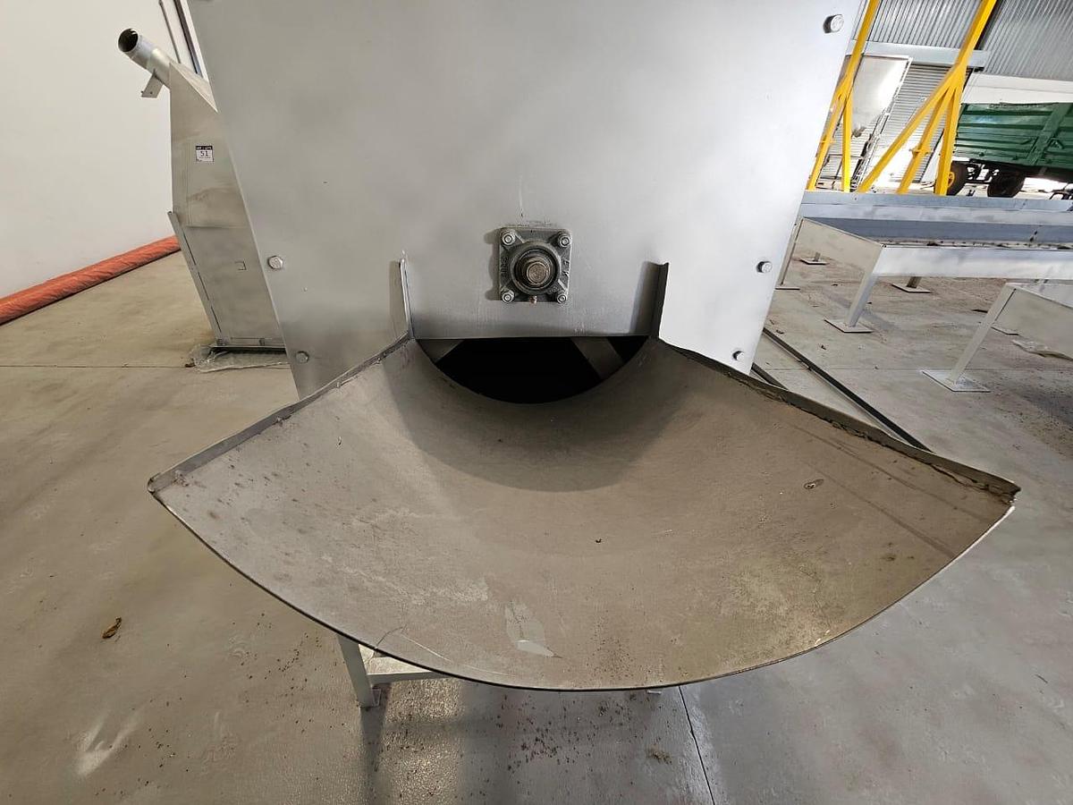 Used SS304 STAINLESS STEEL GRAINING SIFTING MACHINE UNIT