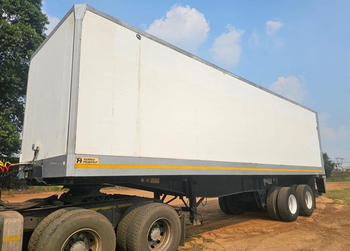 Used HENRED FRUEHAUF INSULATED TRUCK TRAILER - OPERATIONAL - WITH NATIS - TRUCK NOT INCLUDED