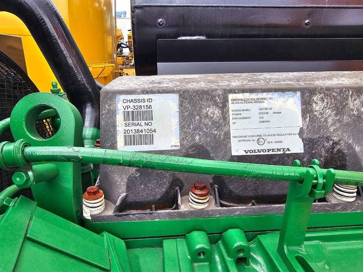 Used VOLVO PENTA DIESEL POWERED ENGINE AND 8" X 6" ROCKTUFF WATER PUMP ON TRAILER - OPERATIONAL