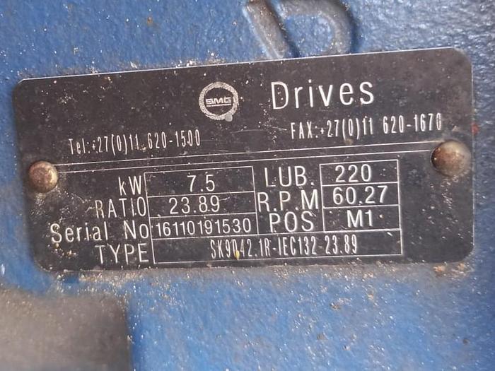 Used BMG GEARBOX WITH ELECTRIC MOTOR