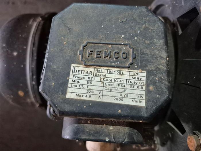Used FEMCO 0.75KW SWIMMING POOL PUMP