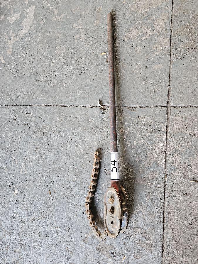 Used 4 INCH CHAIN WRENCH