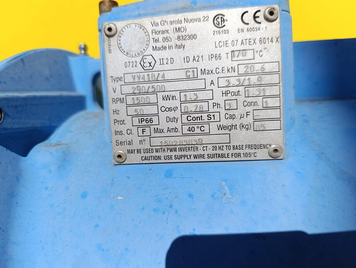 Used VIBRATING MOTOR 1.3KW