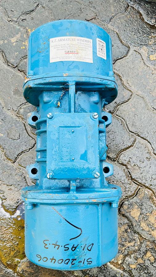 Used 7.5 KW FLANGE ELECTRIC MOTOR (K.Z. ARMATURE WINDERS)(USED)
