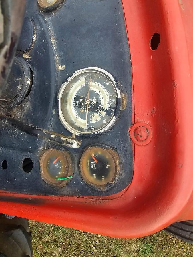 Used MASSEY FURGESON TRACTOR WITH SLASHER - OPERATIONAL