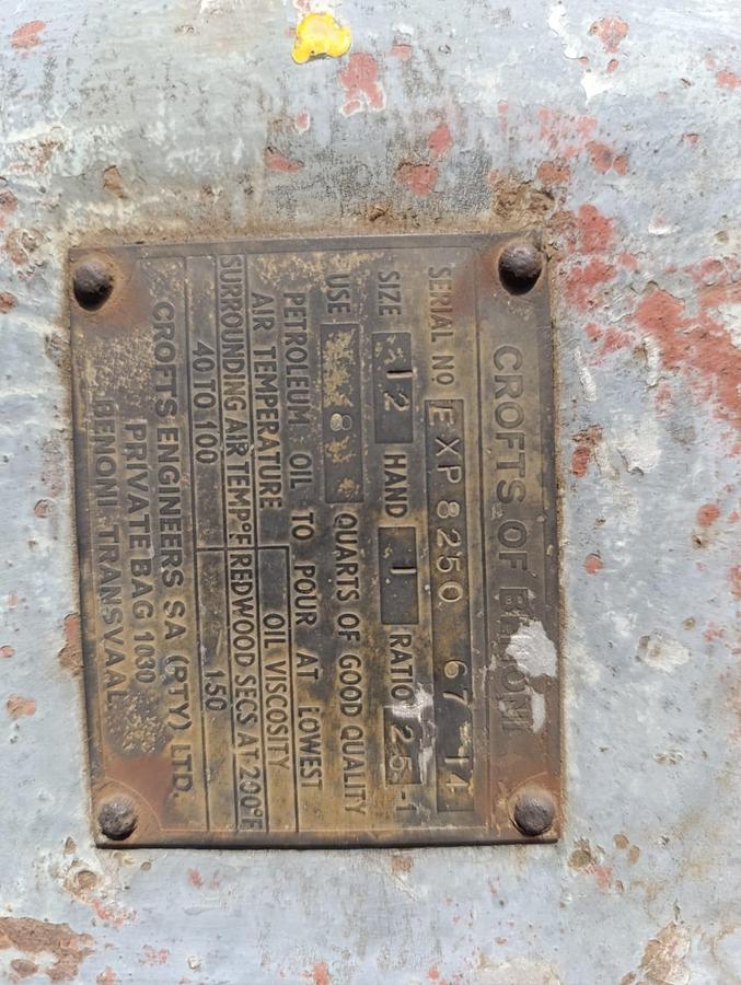 Used CROFTS GEARBOXES