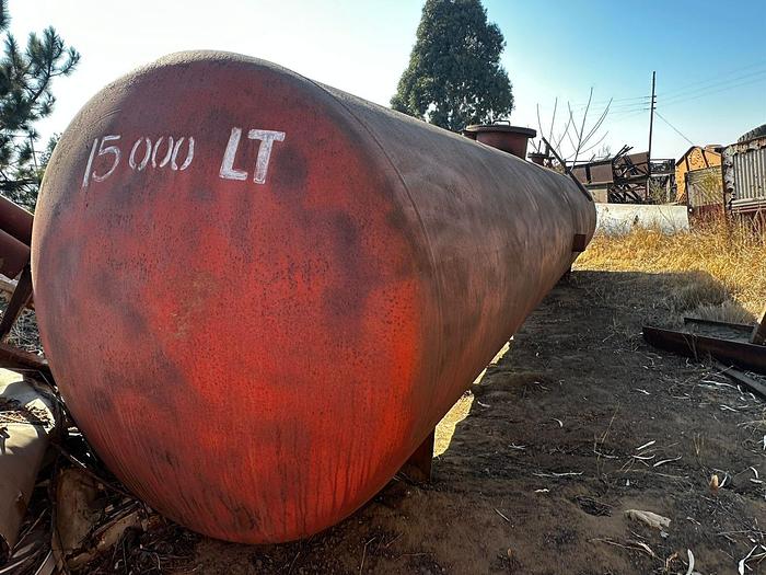 Used 15 000 LITRE BULK TANK