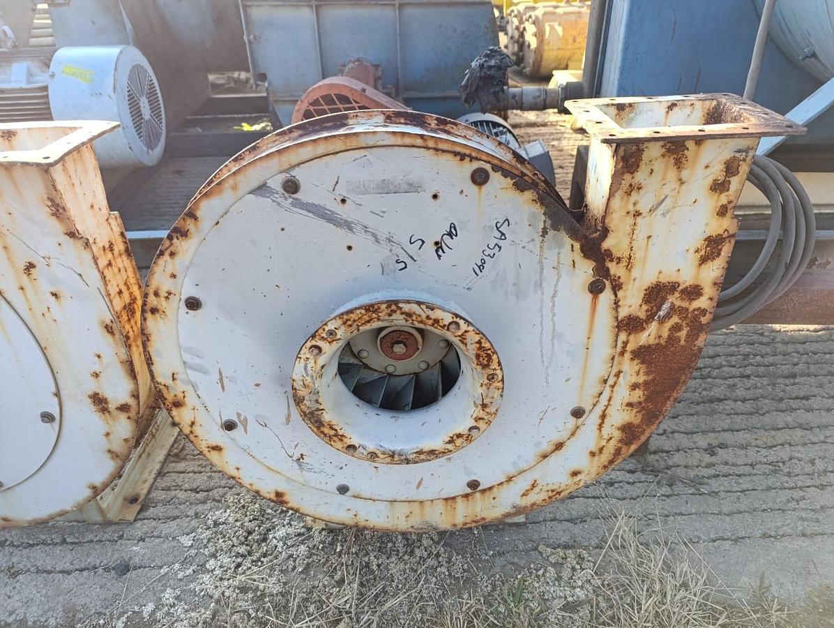 Used INDUSTRIAL FAN WITH ELECTRIC MOTOR
