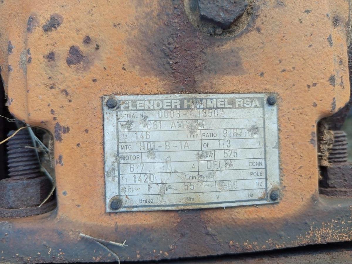 Used MECHANI MAG ELECTRO MAGNET WITH 4 KW ELECTRIC MOTOR - USED CONDITION