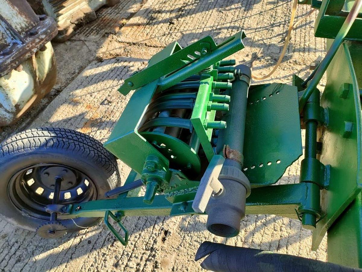 Used 12 ROW SPRING DISK PLOW WITH LIQUID FERTILIZER TANK INDUSER (NOT TESTED)