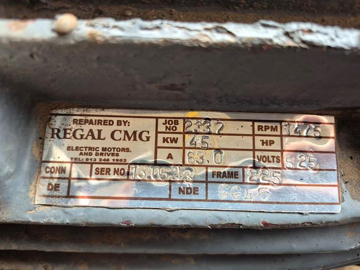 Used WEG 45KW ELECTRIC MOTOR