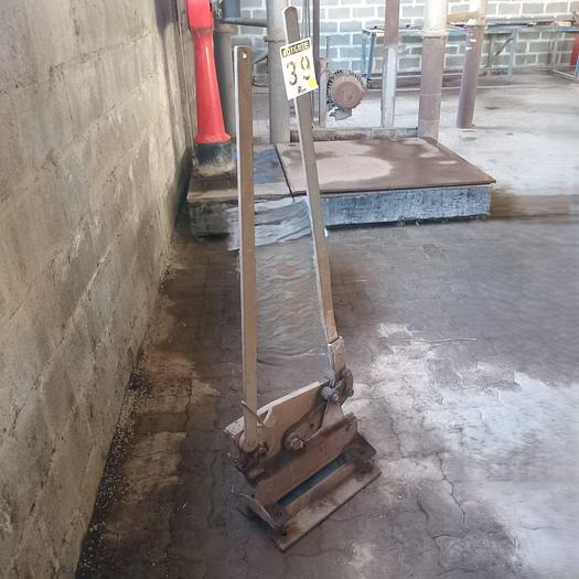 Used ORIGINAL MABEA PLATE CUTTER