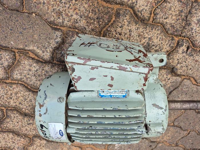 Used KRACHT 1.5KW ELECTRIC MOTOR