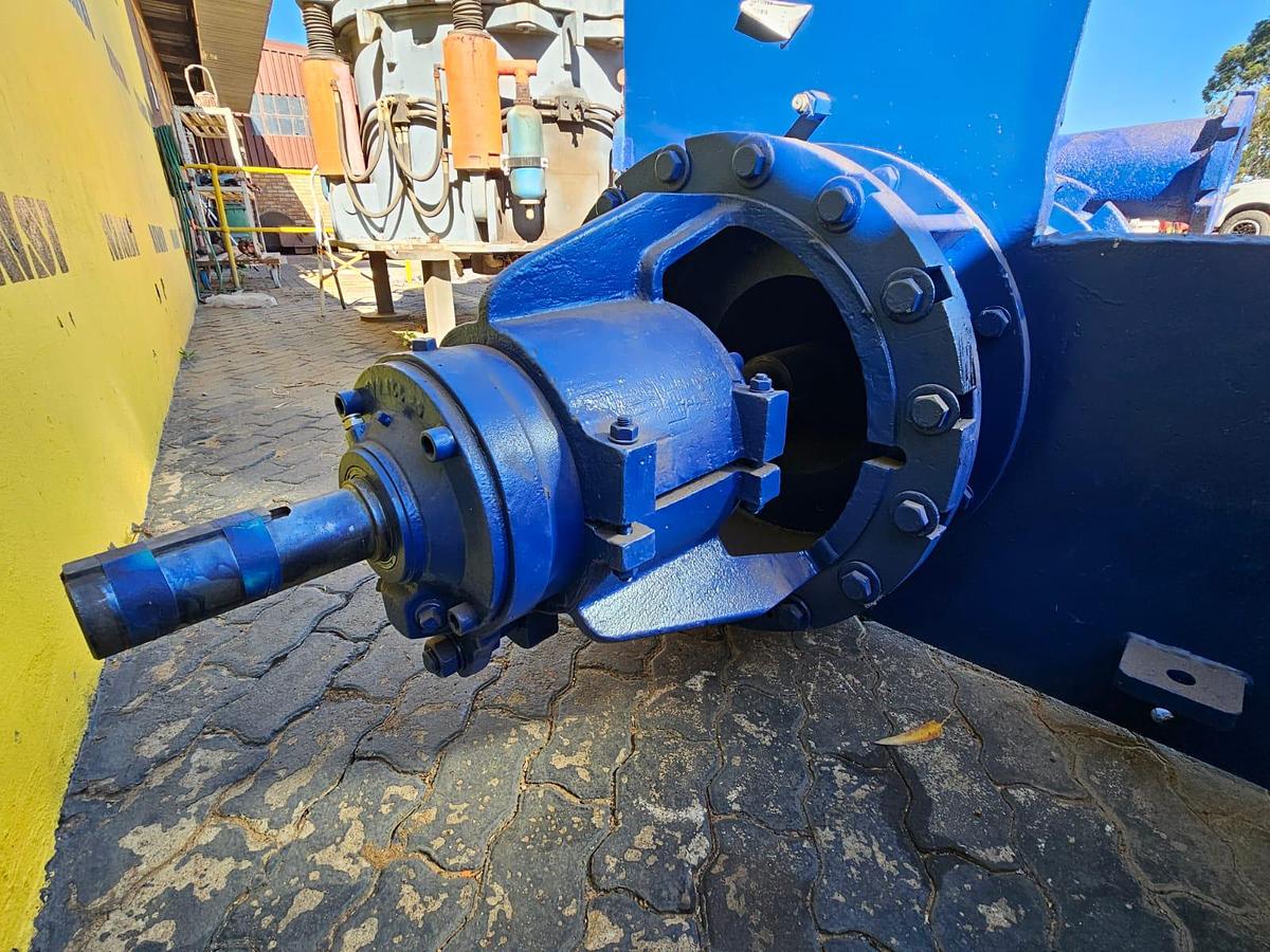 Used 8/6 PUMP WITH ELECTRIC MOTOR & FRAME (USED)