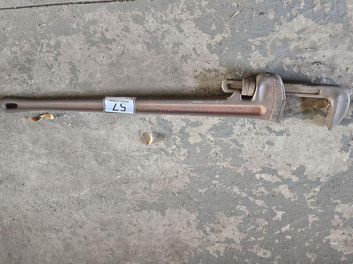 Used 48 INCH RIDGID PIPE WRENCH