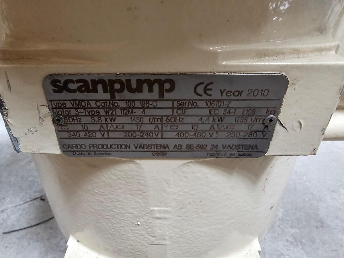 Used 2 X 3.8KW SCANPUMPS