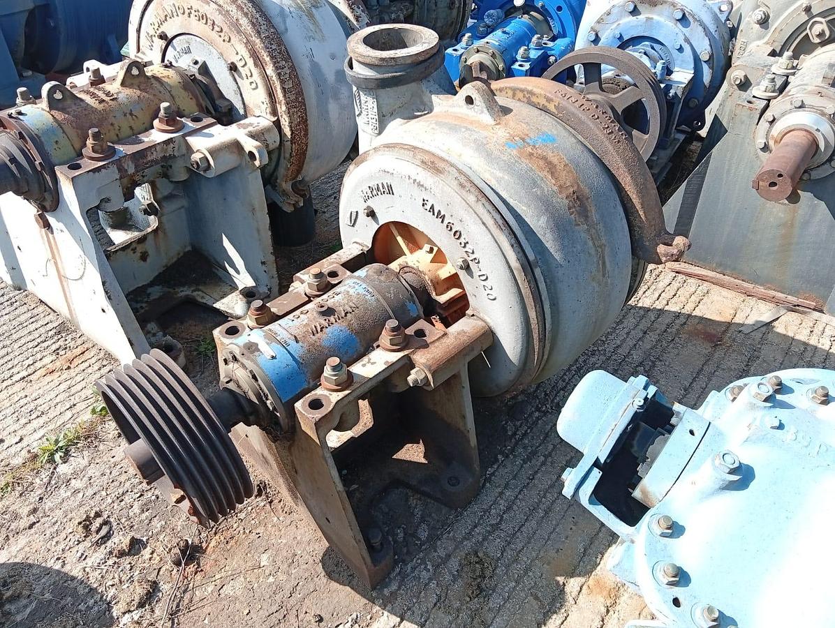 Used 8/6 WARMAN 150MP HORIZONTAL SHAFT SPLIT CASE PUMP