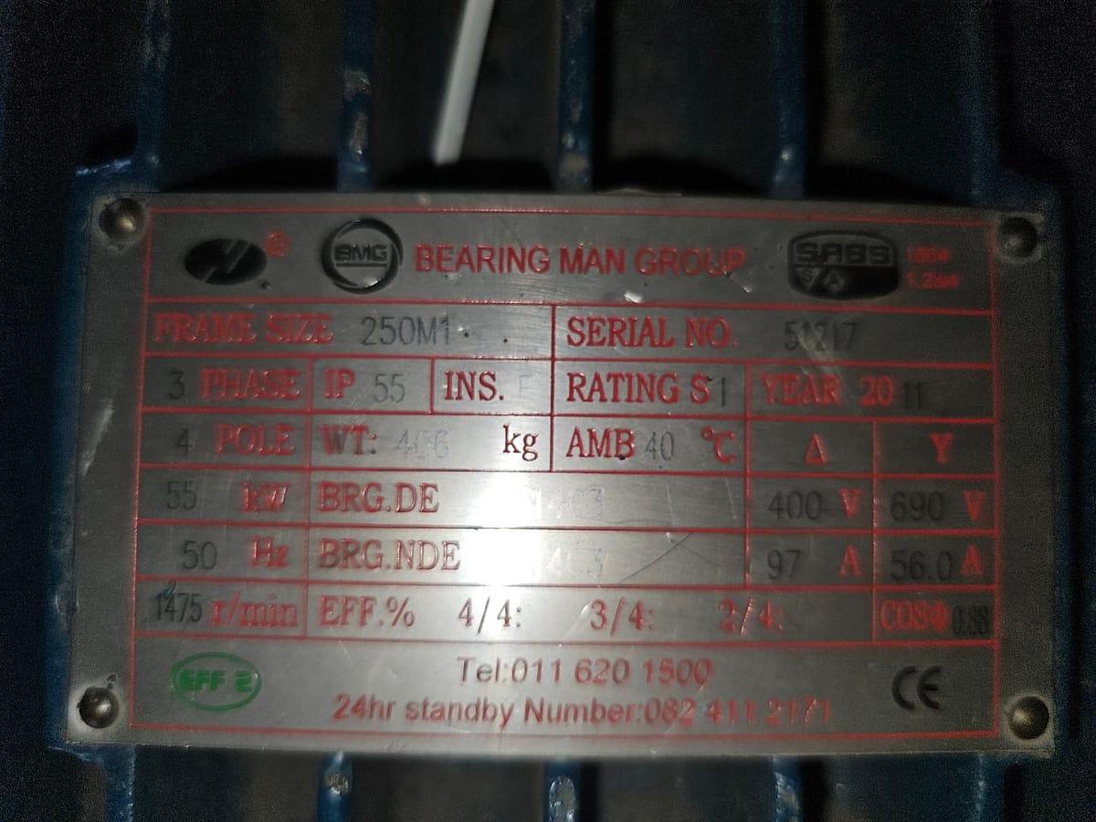 Used 55 KW BMG POWER PACK