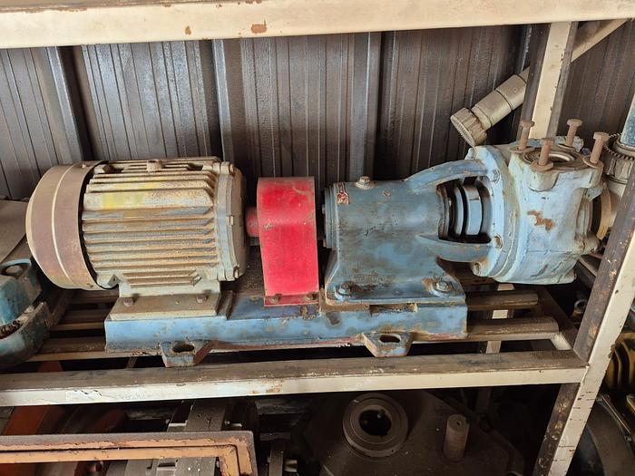 Used 5.5KW ACID-RESISTANT CIRCULATION PUMP WITH ELECTRIC MOTOR