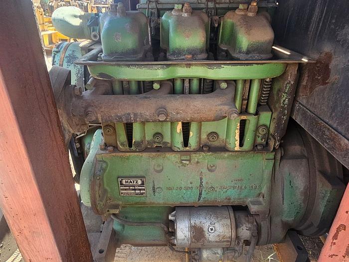 Used GENERATOR & POWERWELD 400 WELDER WITH 25 KW HATZ 3 CYLINDER ENGINE ON TRAILER