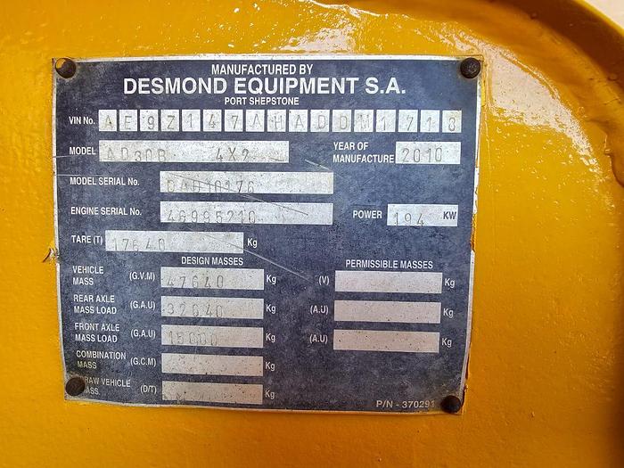 Used DEZZI AD30B 4X2 ADT 30 TON DUMPER (RUNNER)