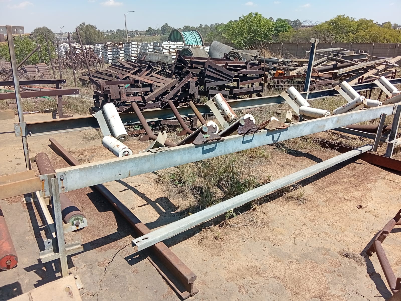 Used 1200MM GALVANIZED CONVEYOR STRUCTURE