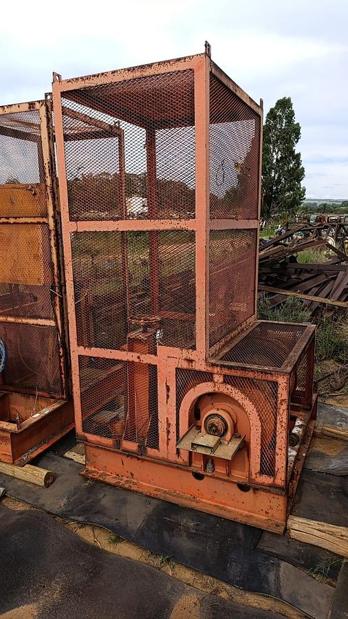 Used 22KW SINGLE DRUM WINCH WITH MOTORIZED GEARBOX(USED)