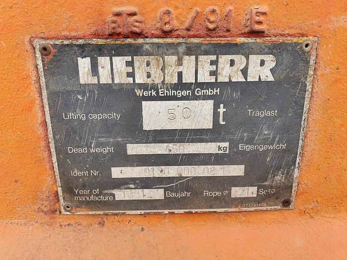 Used LIEBHERR TM1080N 80 TON MOBILE CRANE 1993 (RUNNER) (WITH NATIS) 