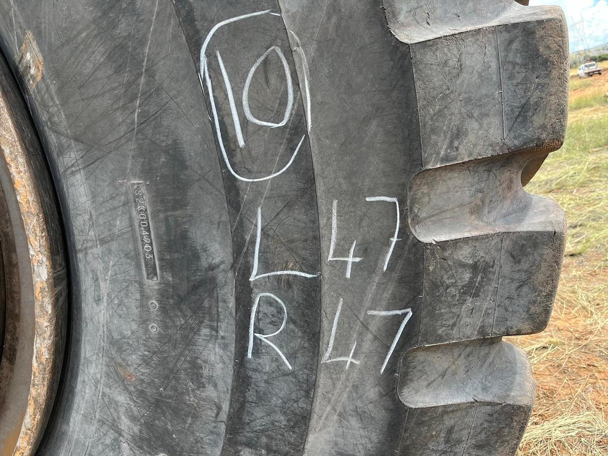 Used MIXED BRIDGESTONE EARTHMOVING TYRES - USED CONDITION