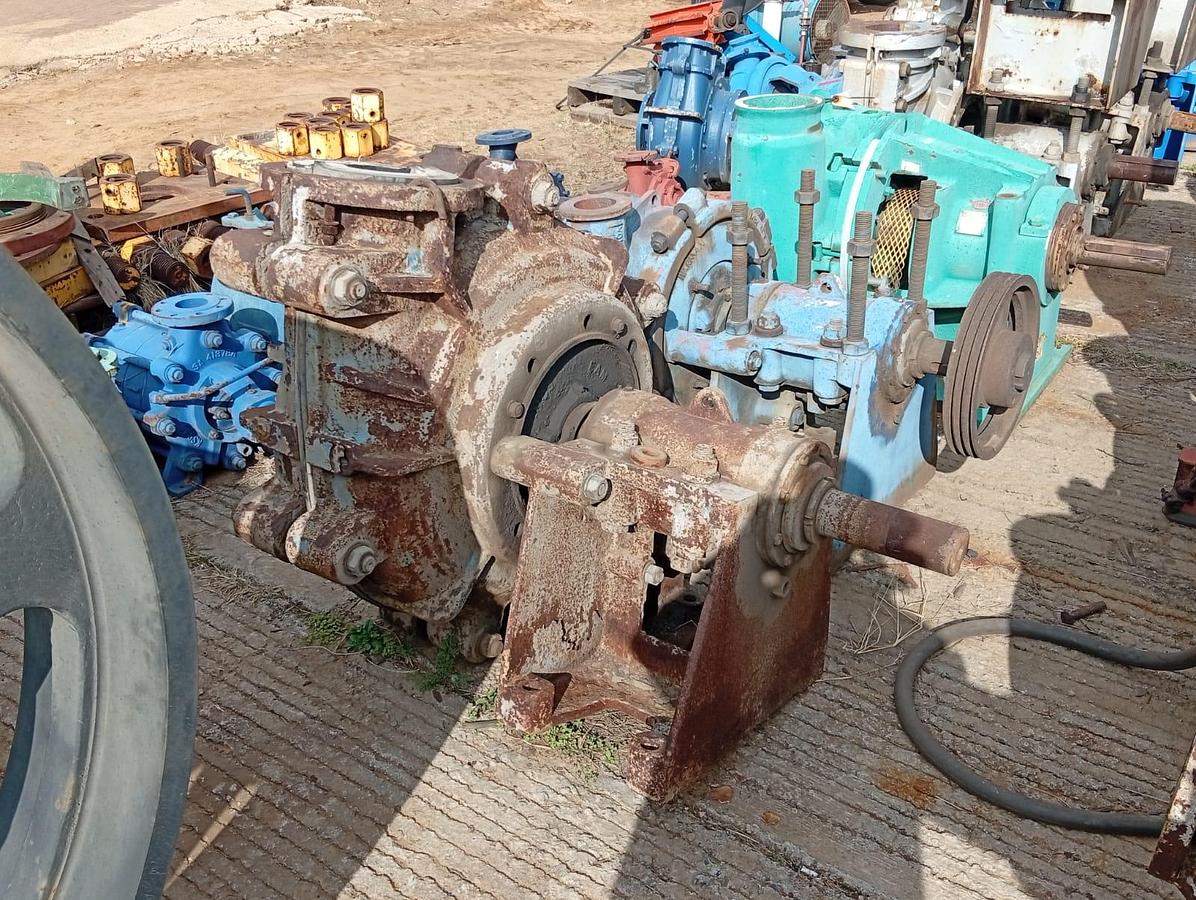 Used 8/6 BATTLEMAX RUBBER LINED SLURRY PUMP