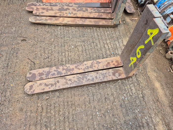 Used FORK LIFT FORKS (1.0m x 120mm x 600mm)