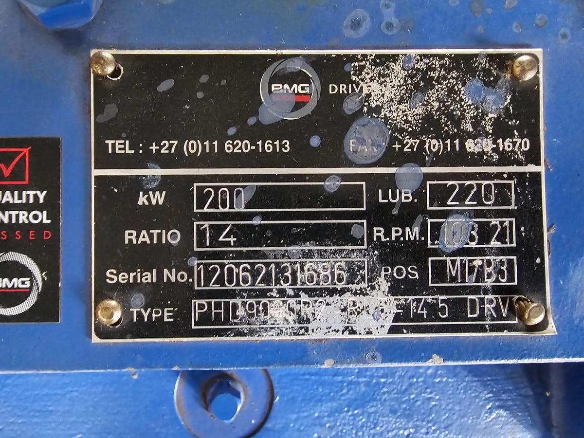 Used 200KW BMG GEARBOX