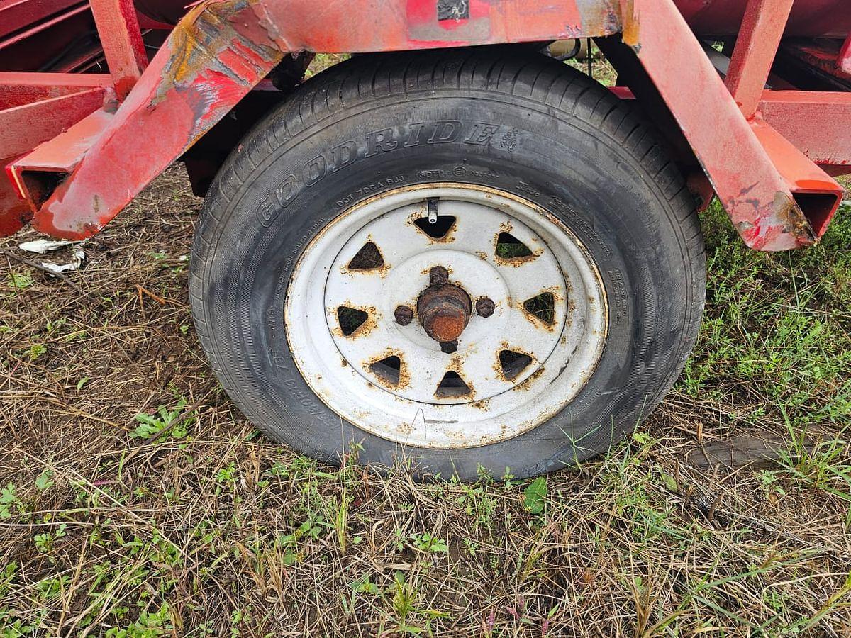 Used SINGLE AXLE 125 KG (2) DRY CHEMICAL POWDER FIRE EXTINGUISHER TRAILER