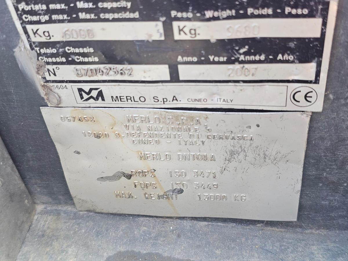 Used MERLO PANORAMIC P60.10 TELEHANDLER WITH PERKIN 2168/2400 ENGINE (RUNNER)