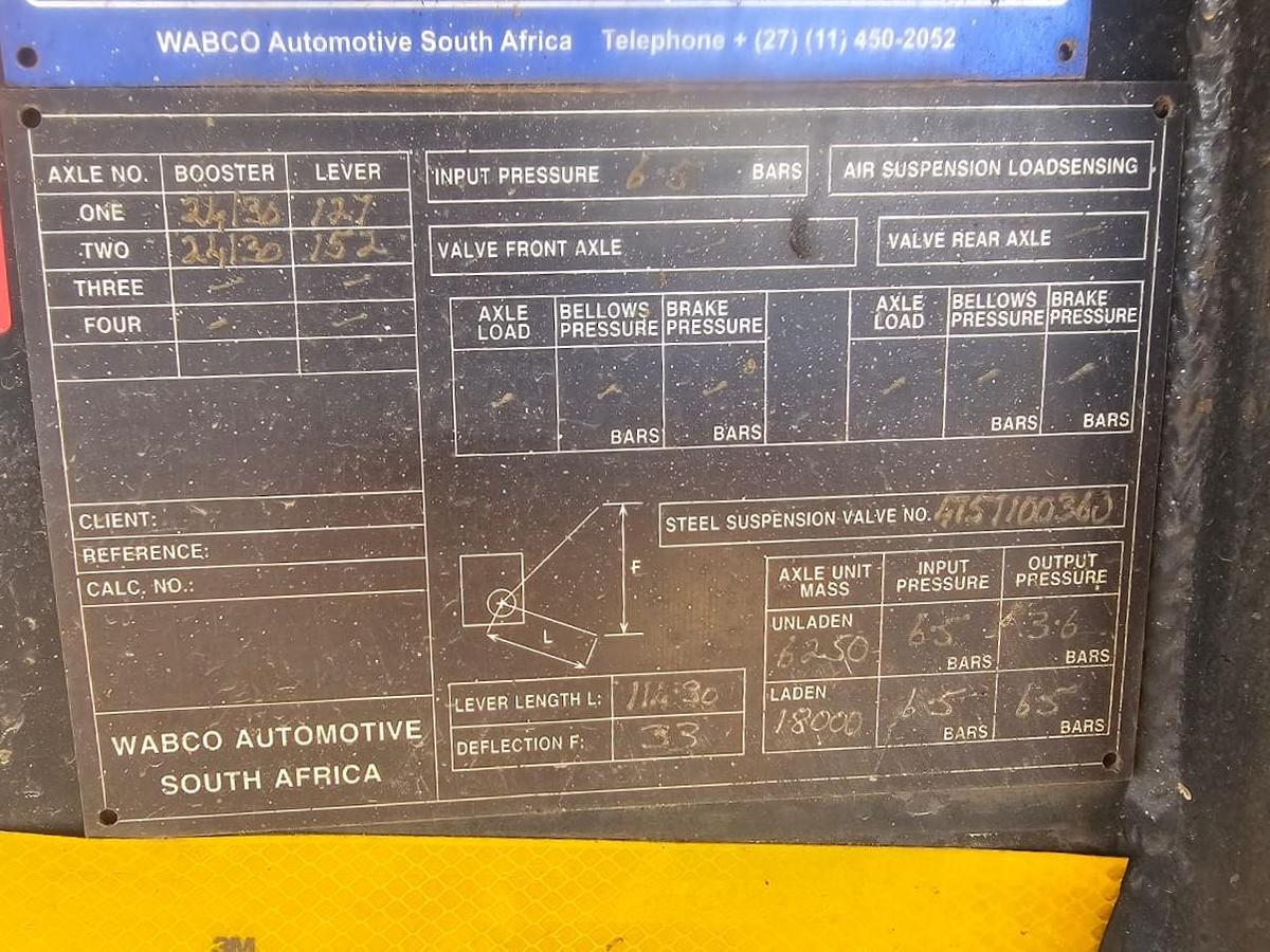 Used INSULATED TRUCK TRAILER - OPERATIONAL - WITH NATIS - TRUCK NOT INCLUDED
