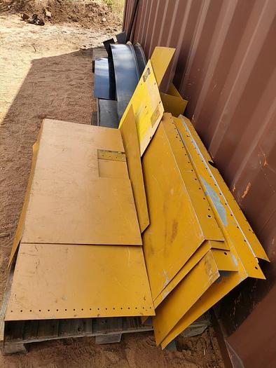 Used 1 X 100 M PACKING LINE ROLLER CONVEYOR STRUCTURE COMPLETE WITH DRIVES UNIT (TESTED)