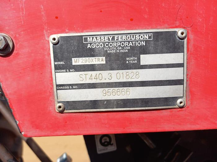 Used  MASSEY FERGUSON 290 TRACTOR (RUNNER)