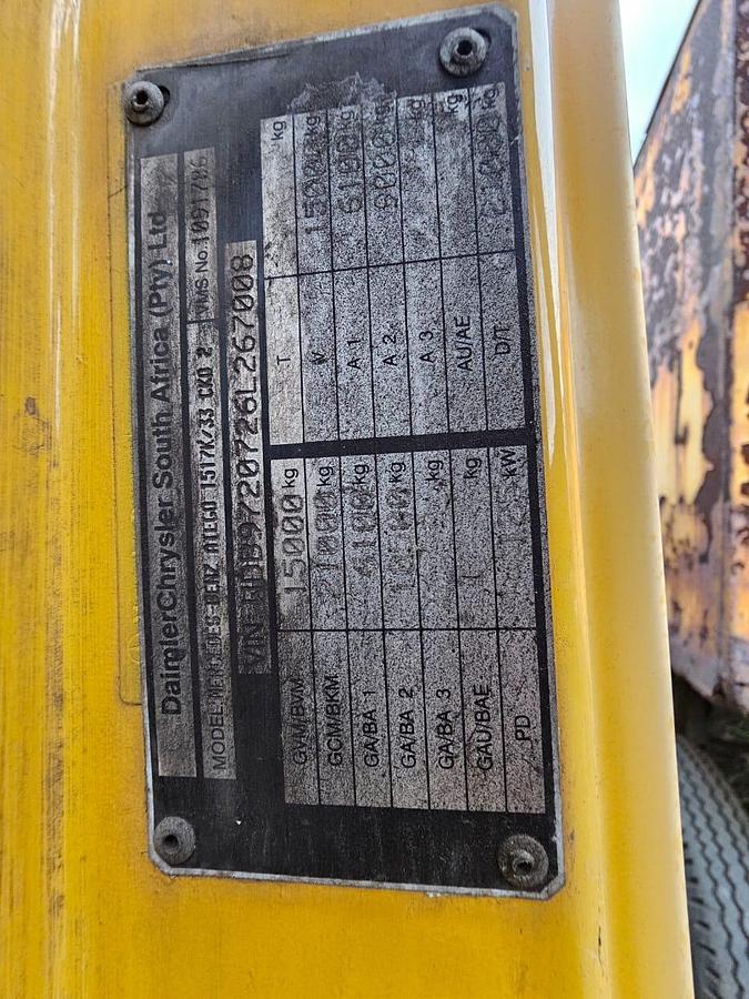 Used MERCEDES-BENZ ATEGO 1517 WATER TANK TRUCK