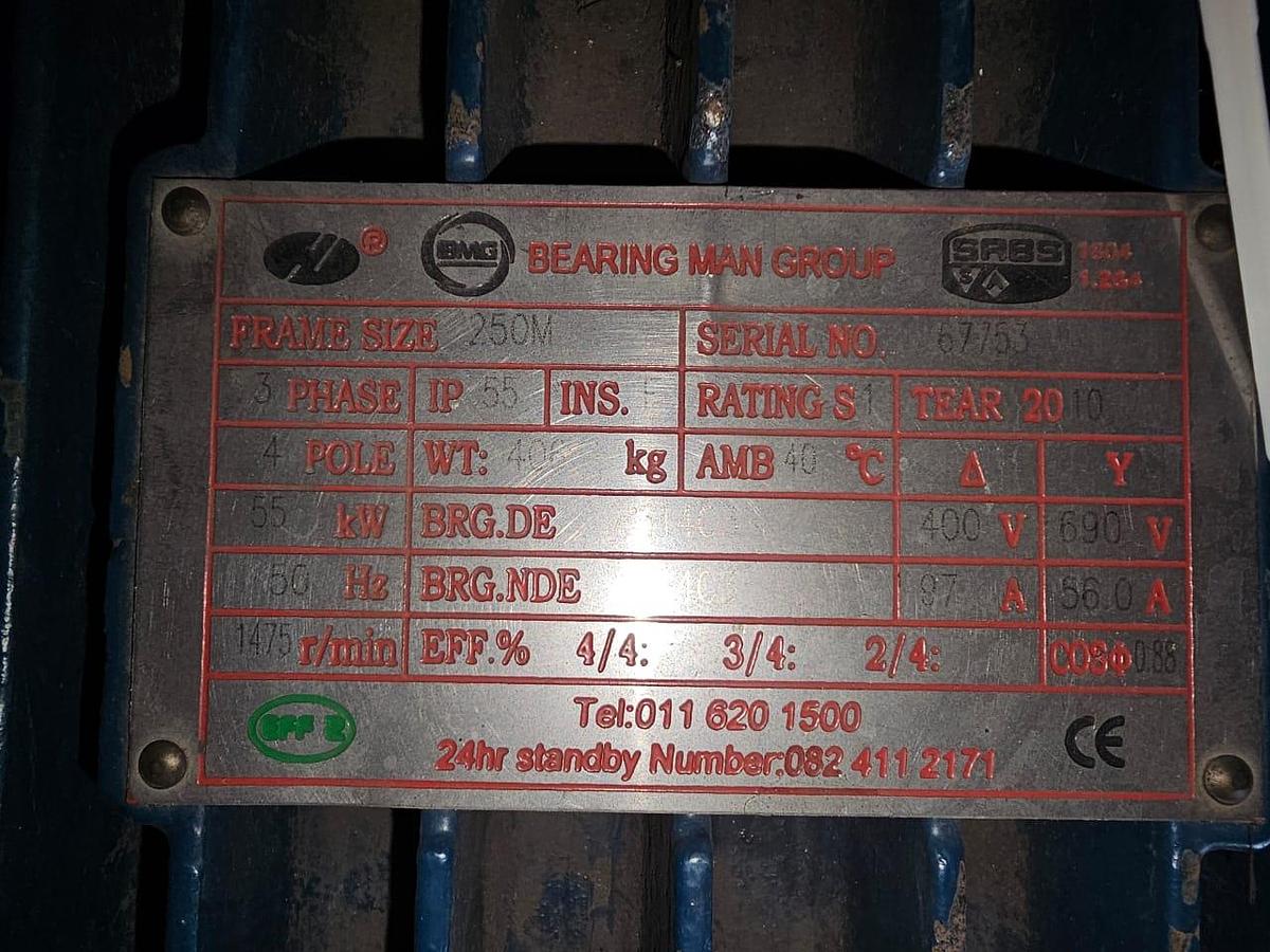 Used 55 KW BMG POWER PACK