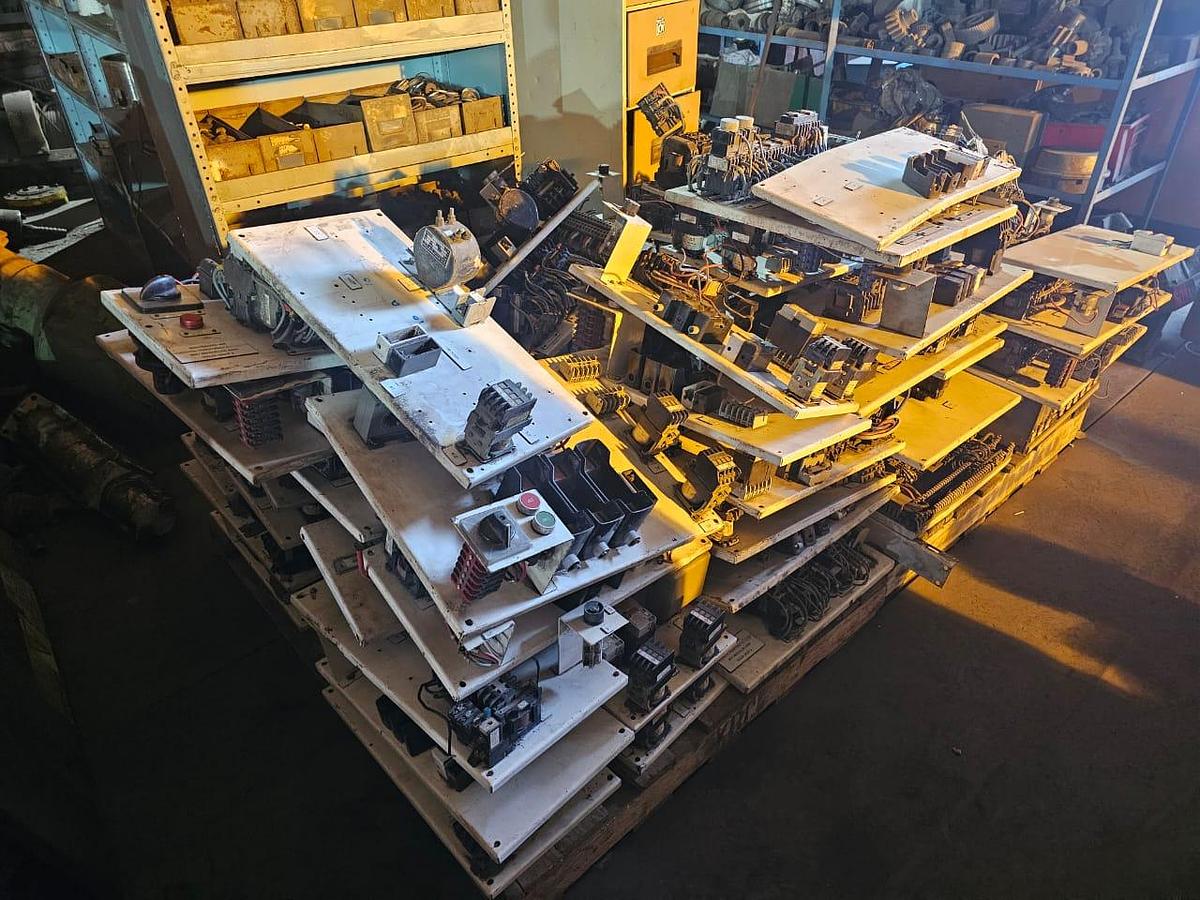 Used ELECTRICAL PANELS WITH CONTACTORS & ELECTRICAL CABLES - USED CONDITION