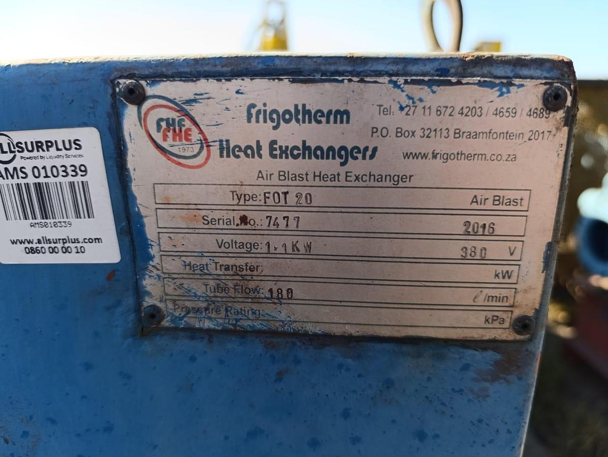 Used BAUER INDUSTRIAL FAN 1.1KW