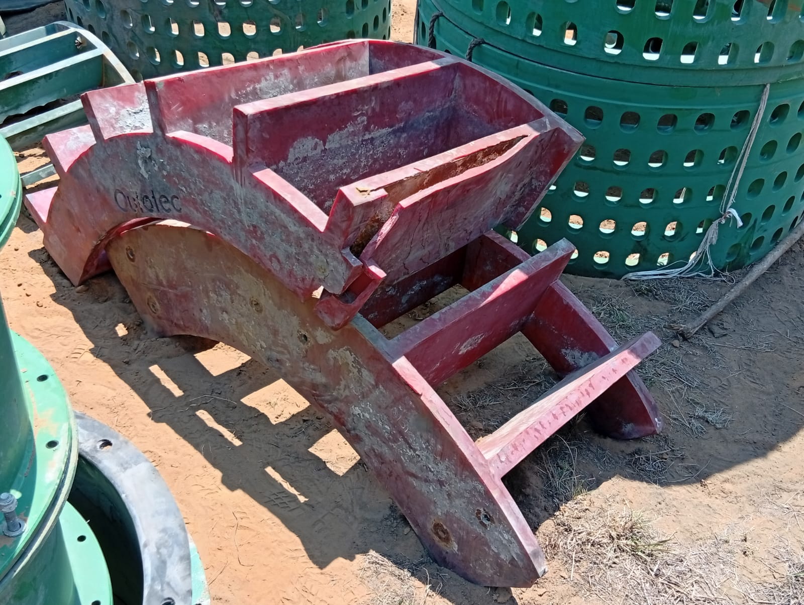 Used LINED STEEL STATOR DIFFUSER SEGMENT