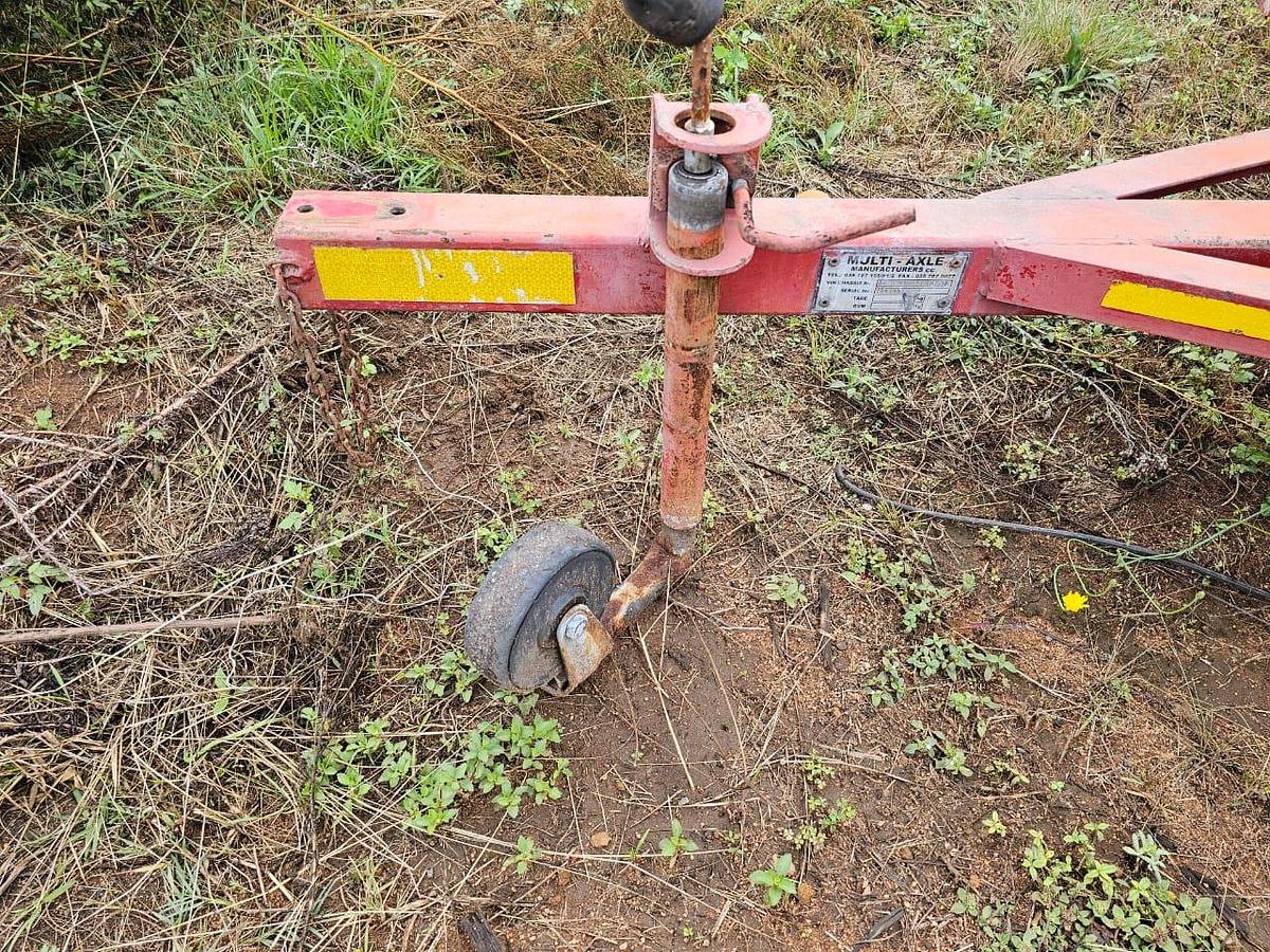 Used SINGLE AXLE 125KG (2) DRY CHEMICAL POWDER FIRE EXTINGUISHER TRAILER