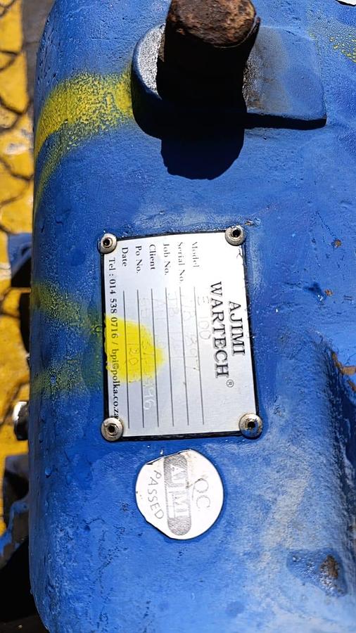 Used WARTECH PUMP (USED CONDITION)